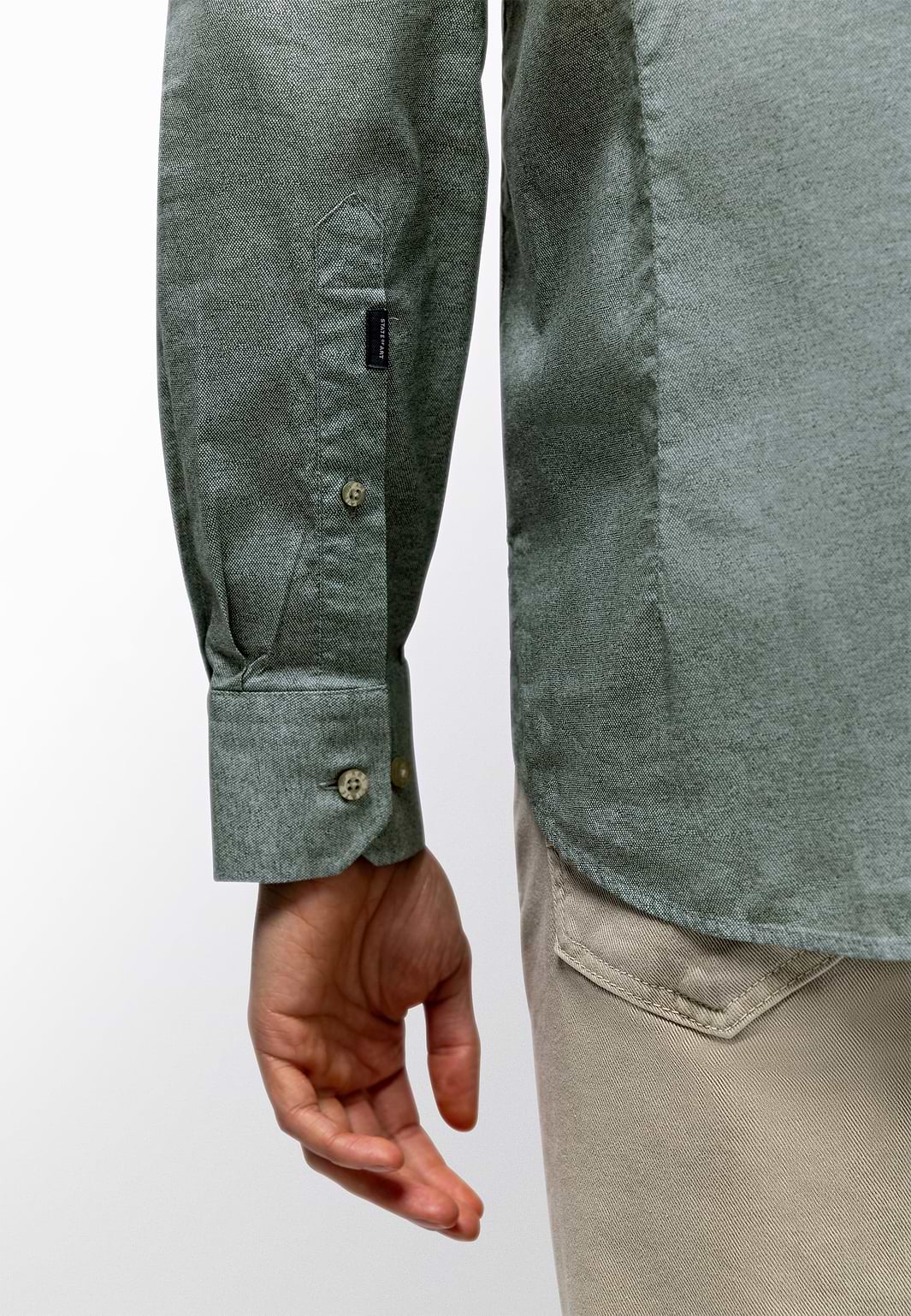 Melange-poplin-shirt