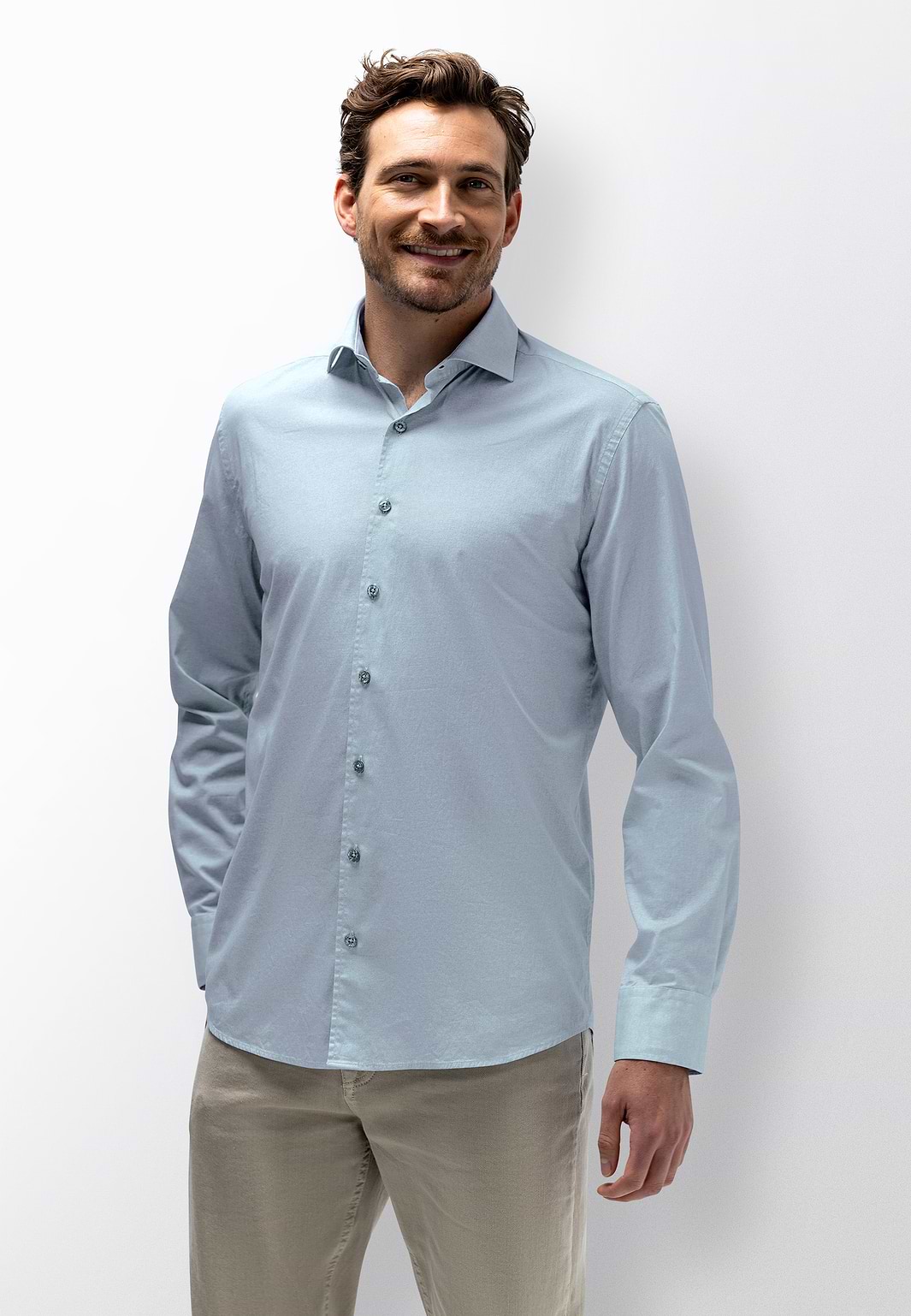 Gemêleerd-overhemd-van-poplinstof