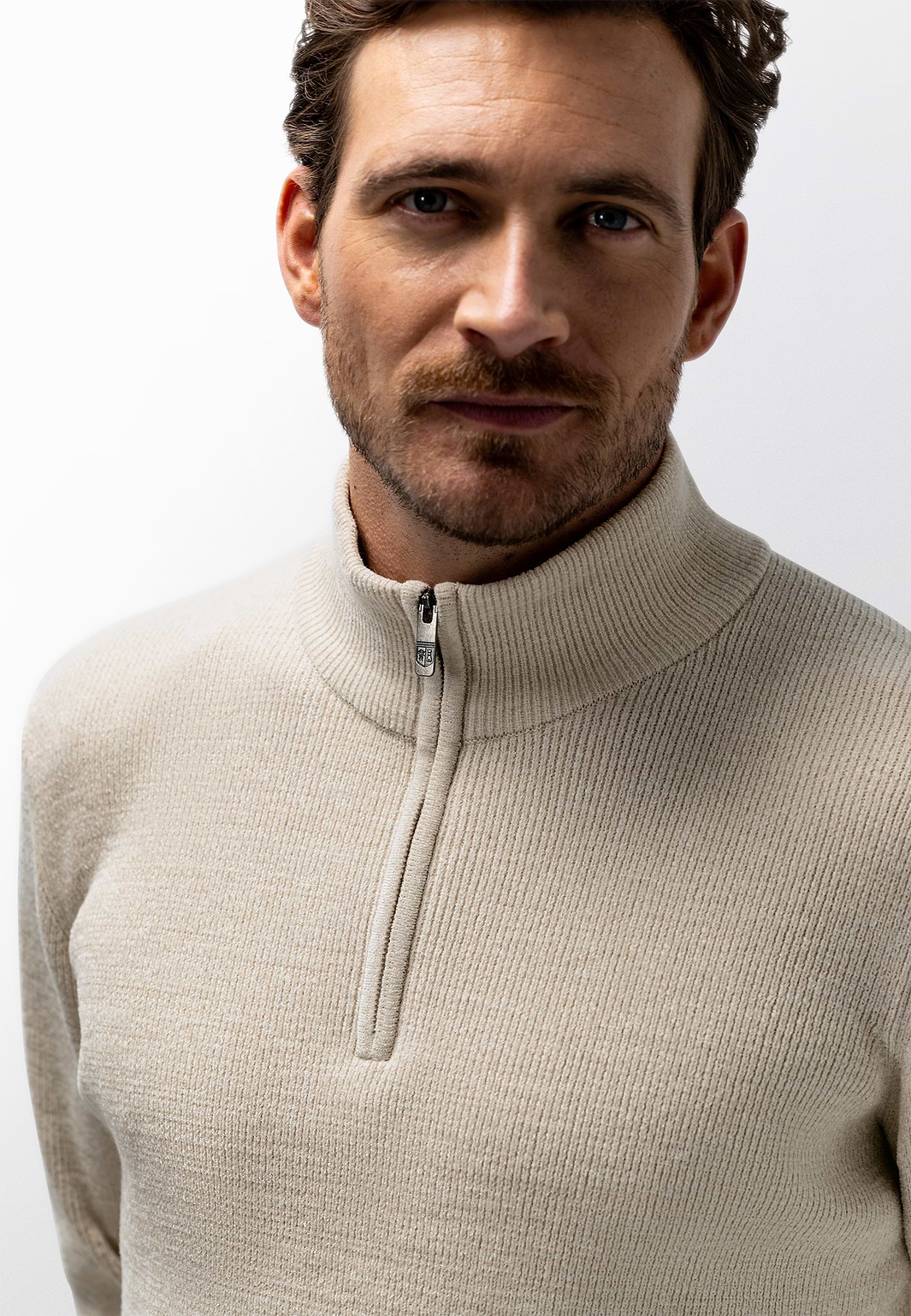 Rib-knit-jumper-with-concealed-half-zip
