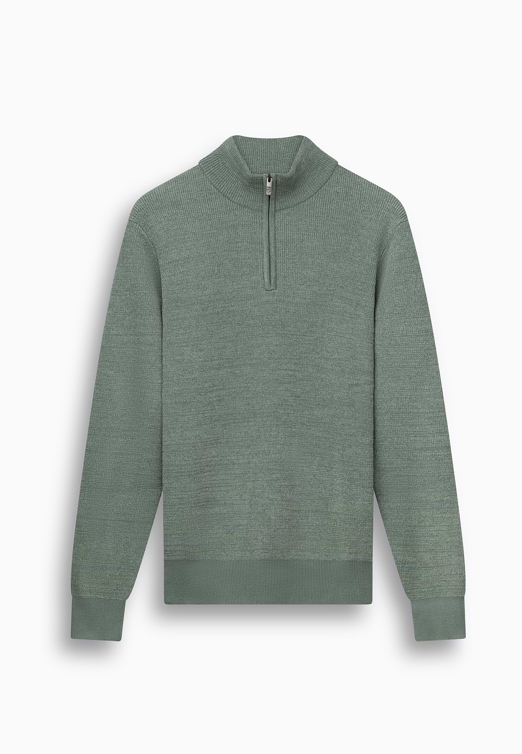Rib-knit-jumper-with-concealed-half-zip