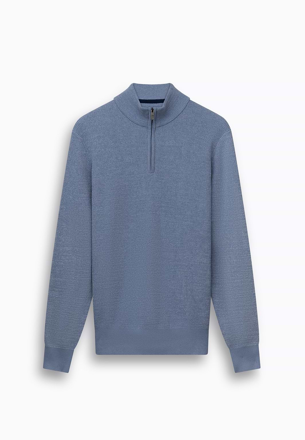 Rib-knit-jumper-with-concealed-half-zip