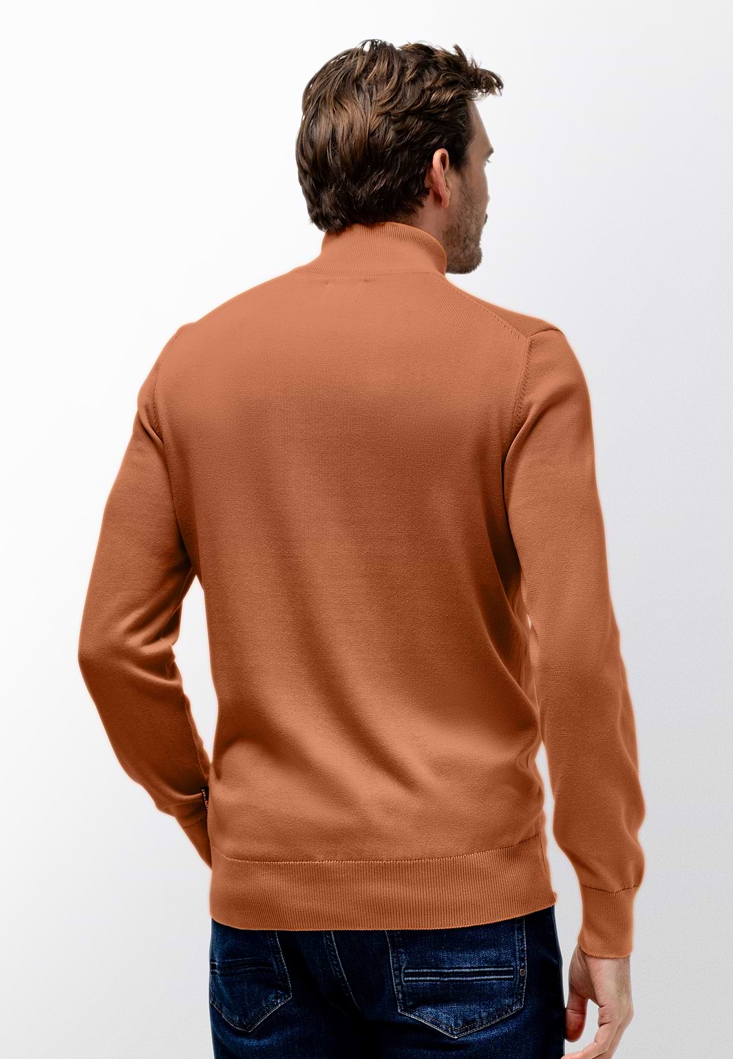 Fijngebreide-trui-met-halve-rits