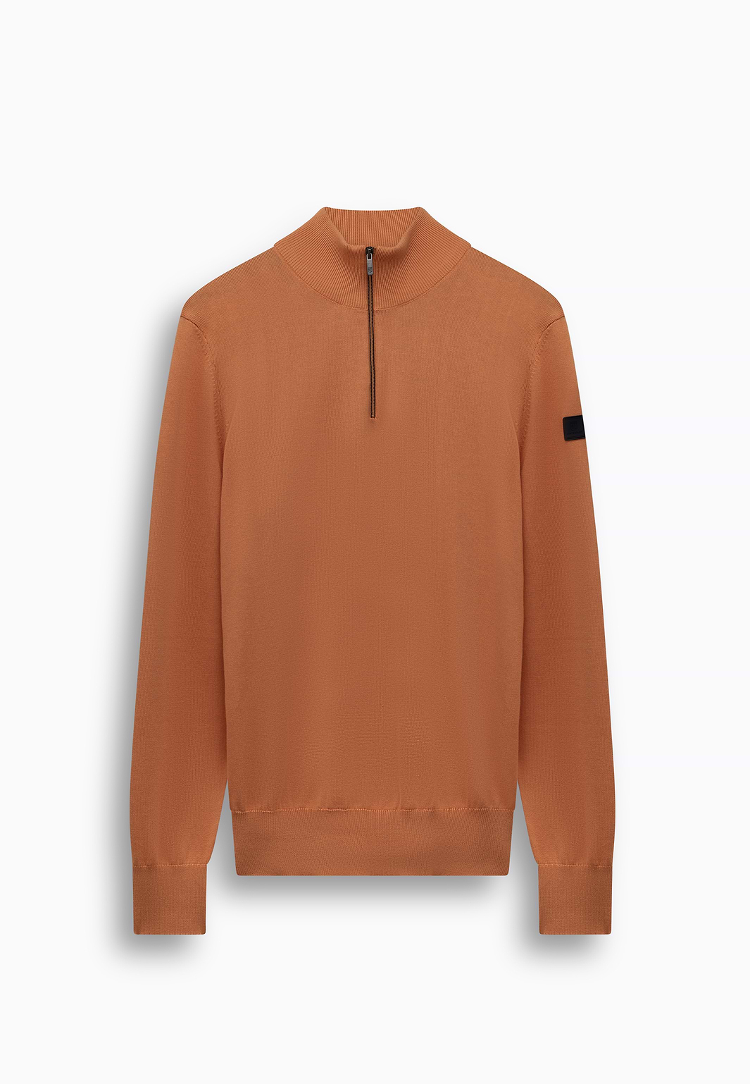 Fijngebreide-trui-met-halve-rits