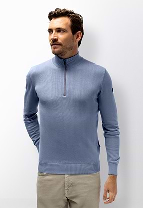 Fijngebreide-trui-met-halve-rits