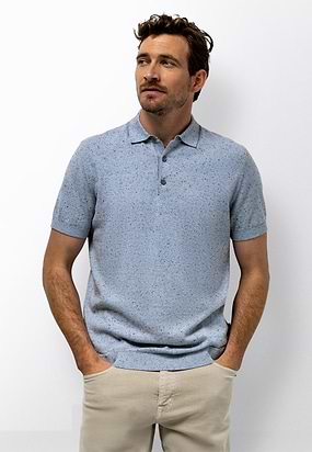 Gemêleerde-polo-van-katoen-polyester