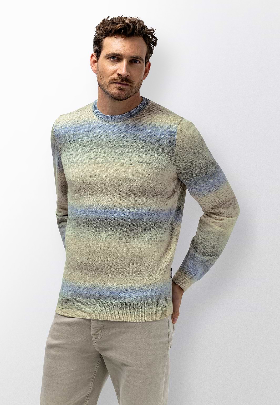 Gestreepte-trui-met-kleurverloop