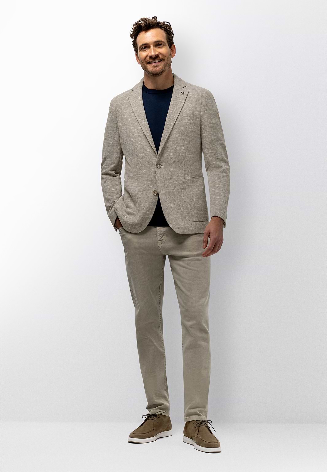 Blazer-coupe-classique-chiné