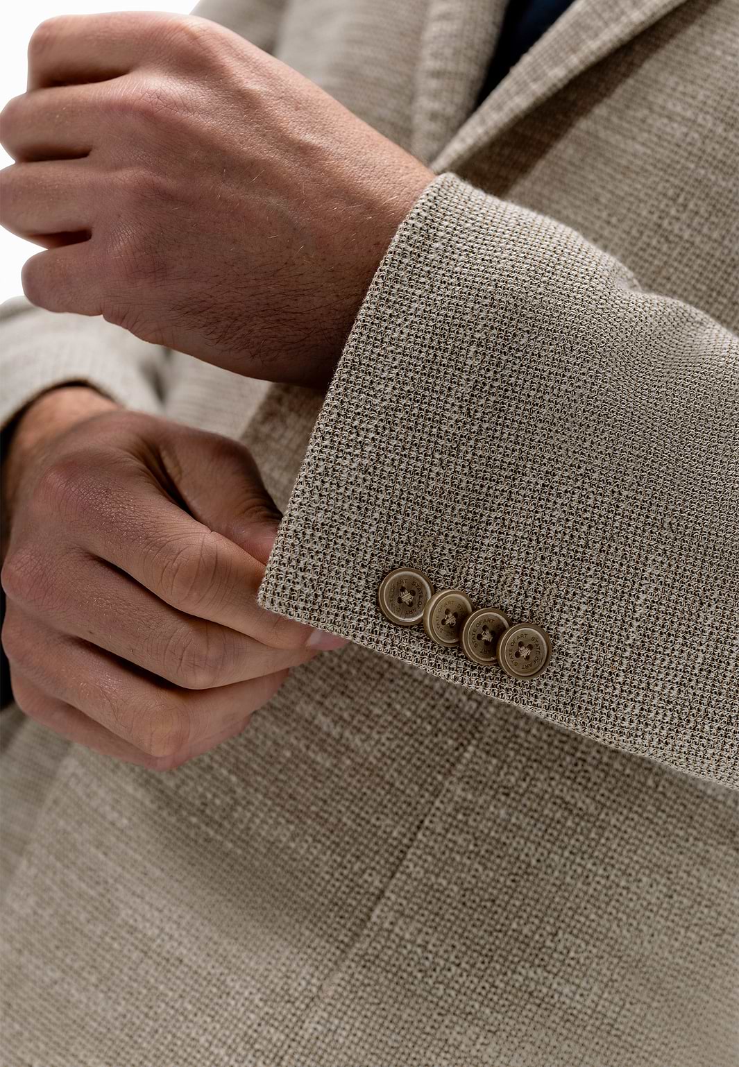 Blazer-coupe-classique-chiné