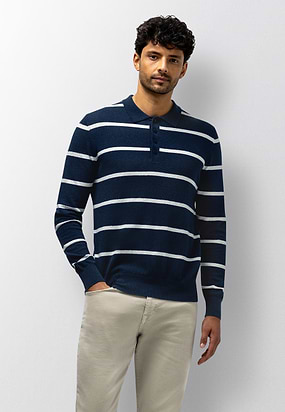 Fijngebreide-polo-met-strepen