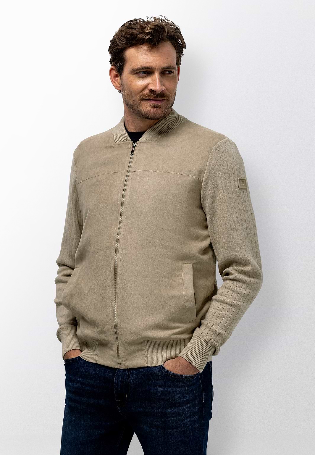 Bombervest-met-suèdelook