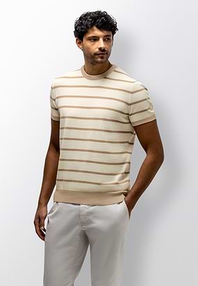 Gebreid-T-shirt-met-strepen