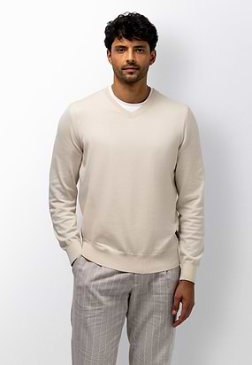 Fijngebreide-V-hals-trui