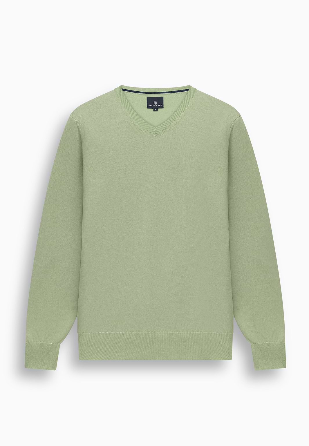 Fijngebreide-V-hals-trui