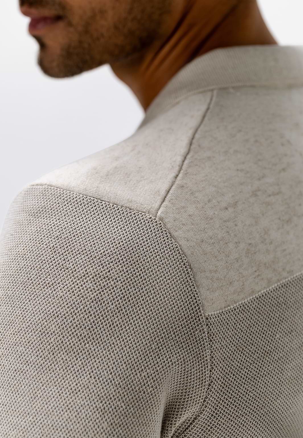 Cardigan-chiné-avec-poches-poitrine