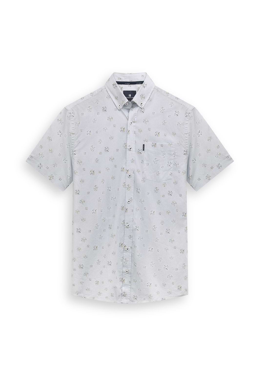 Poplin-overhemd-met-korte-mouwen