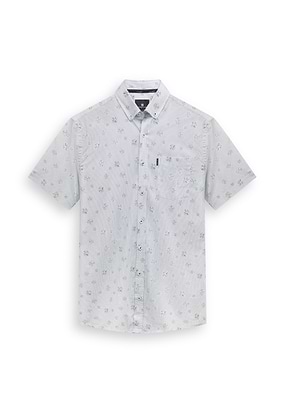 Poplin-overhemd-met-korte-mouwen