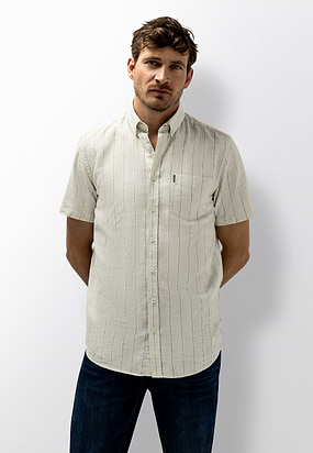 Gestreept-linnen-katoen-overhemd