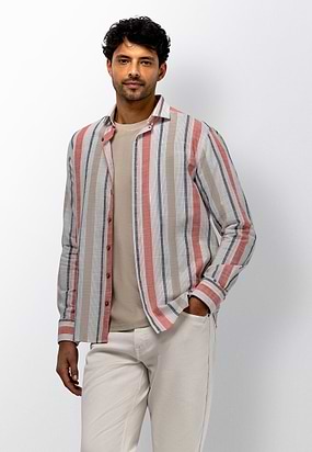 Gestreept-overhemd-van-katoen