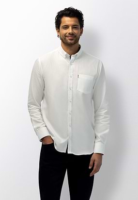 Overhemd-met-effen-dessin