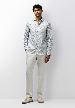 Poplin-overhemd-met-bloemenprint