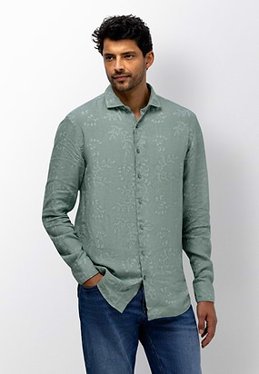 Linnen-overhemd-met-botanische-print