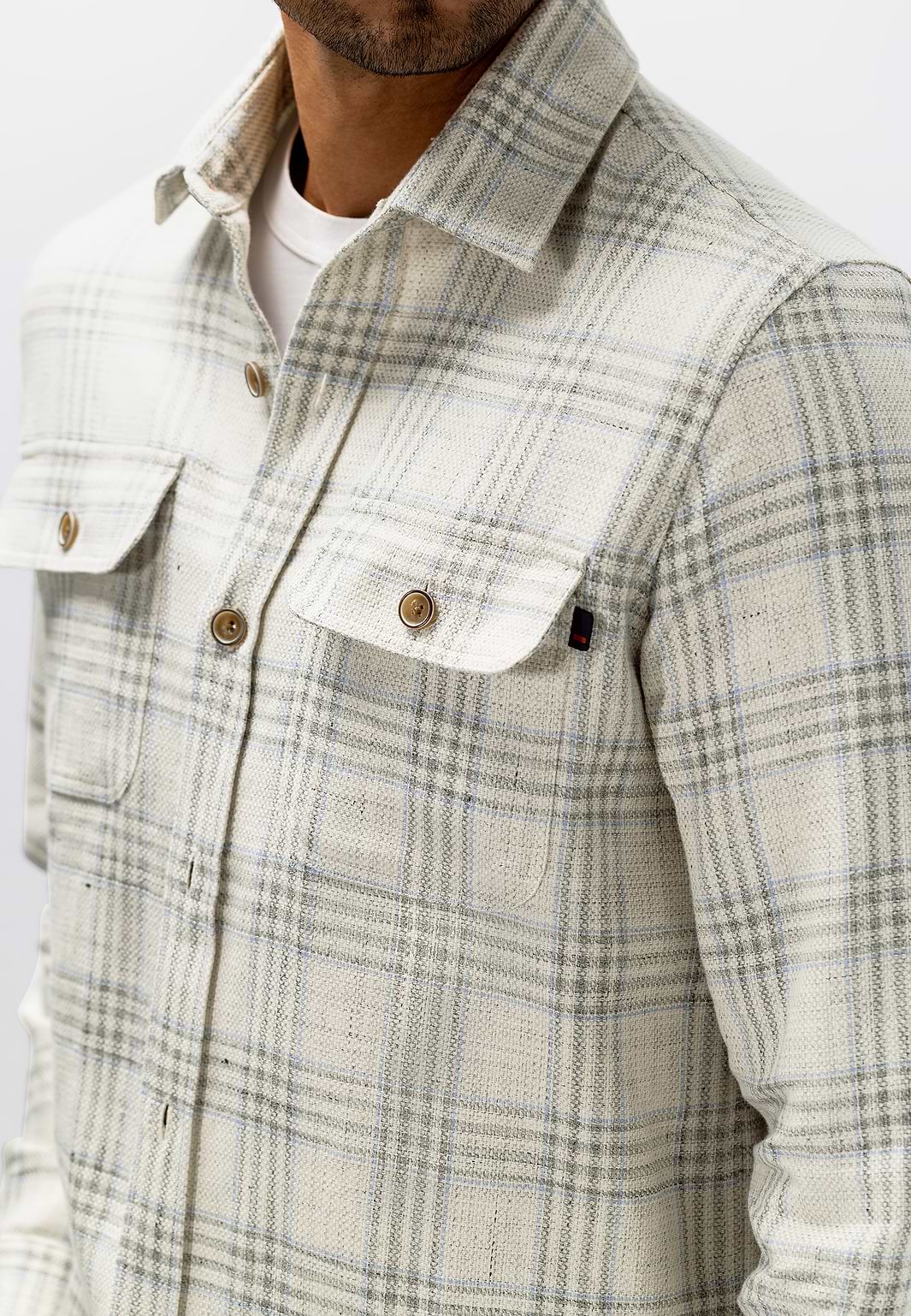 Overshirt-met-ruitdessin