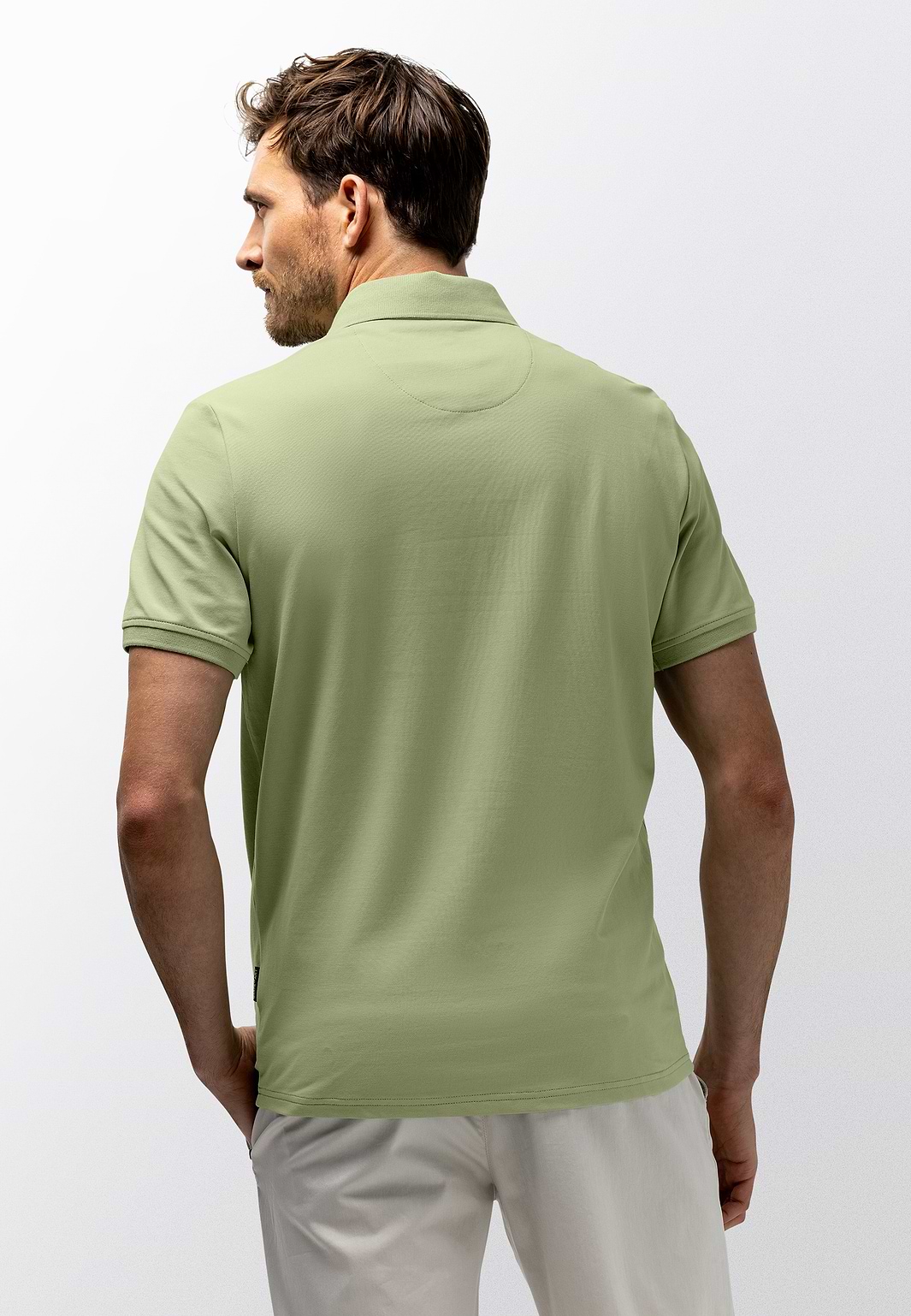 Piqué-Poloshirt-mit-3D-Gummiprint