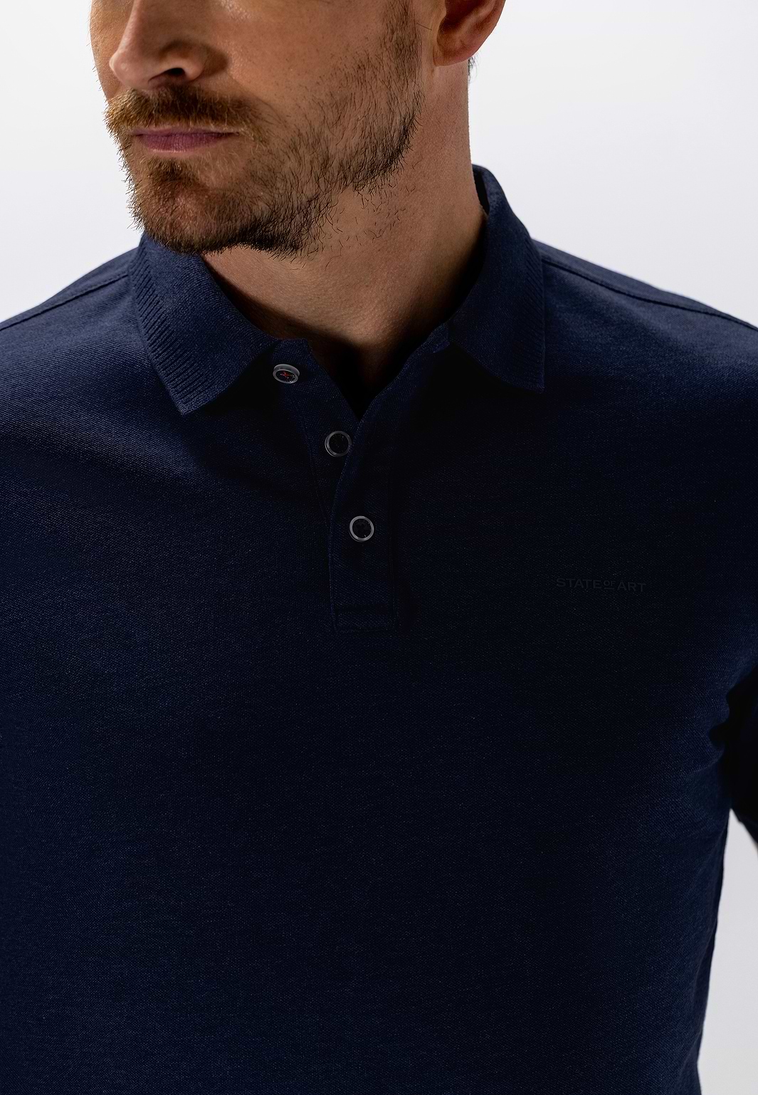 Piqué-Poloshirt-aus-Baumwoll-Stretch