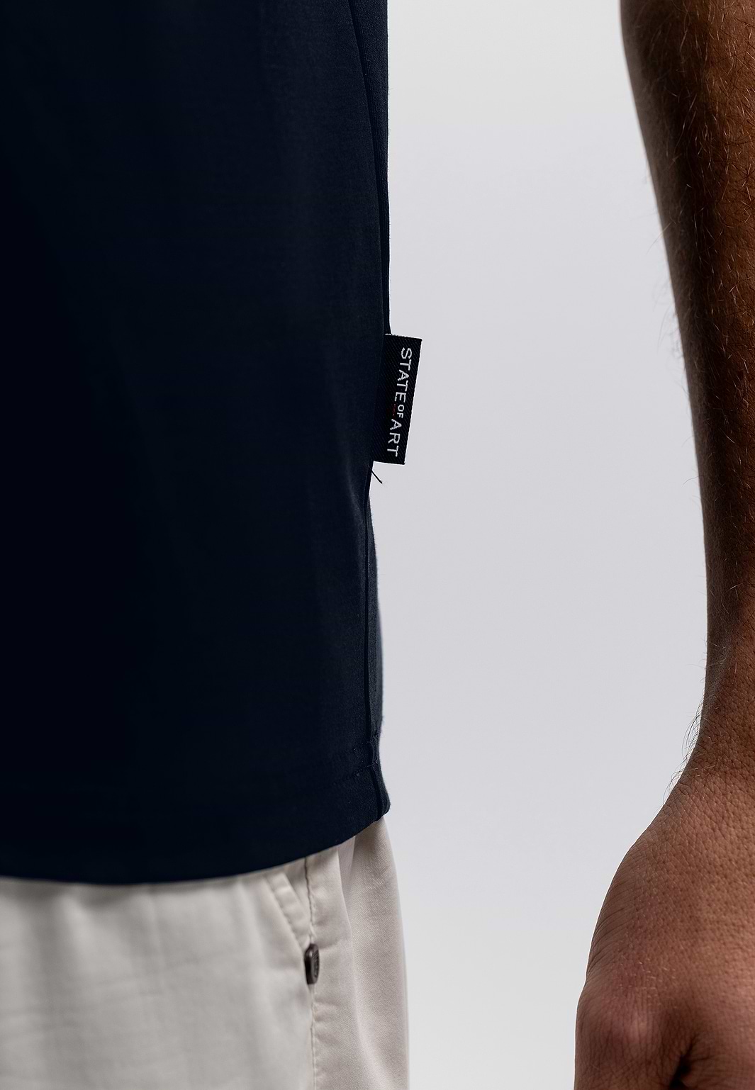 Jersey-Poloshirt-aus-Baumwolle