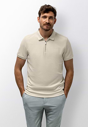 Jersey-polo-met-halve-rits