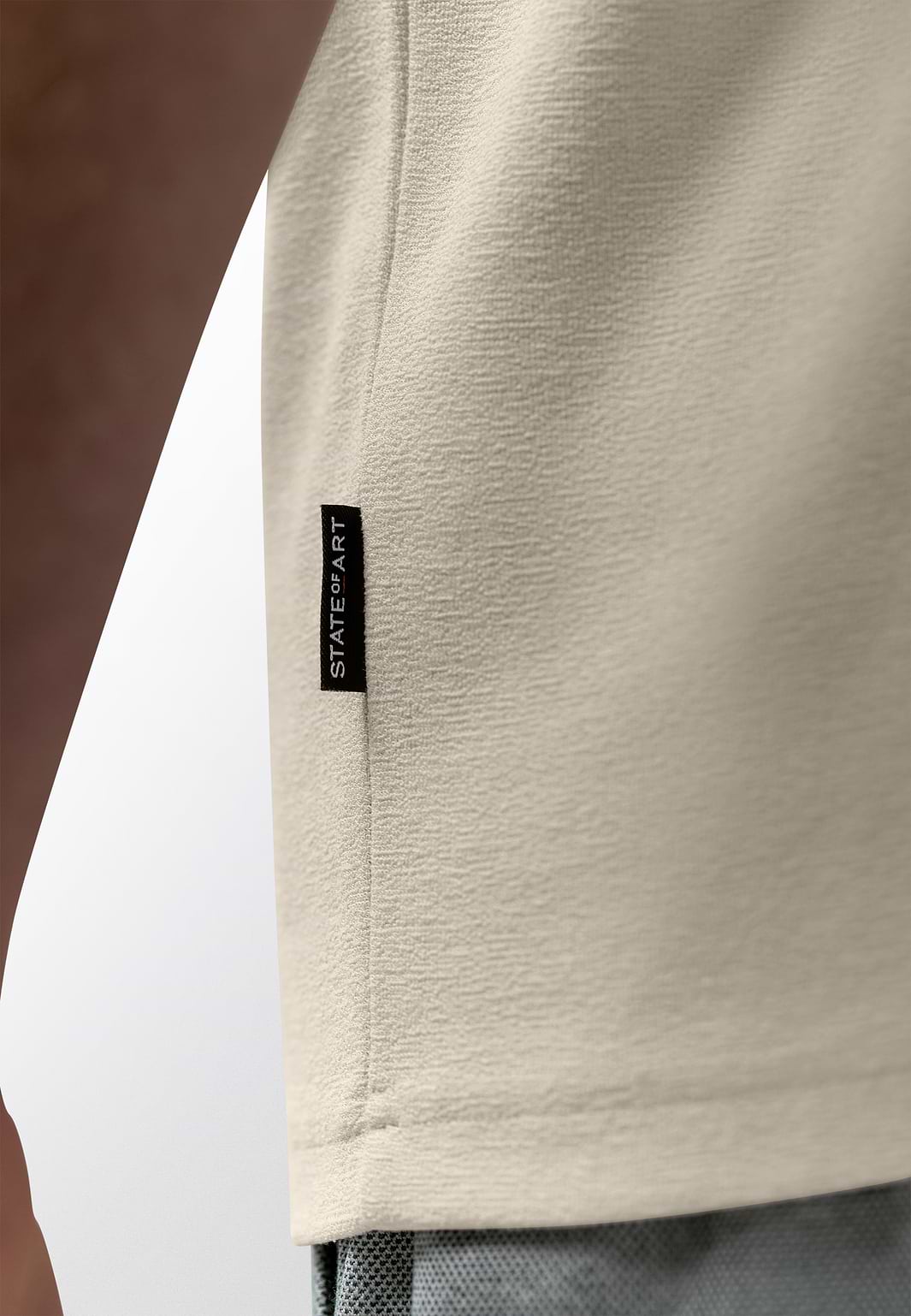 Jersey-Poloshirt-mit-kurzem-Reißverschluss