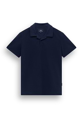 Jersey-polo-met-bowlingkraag