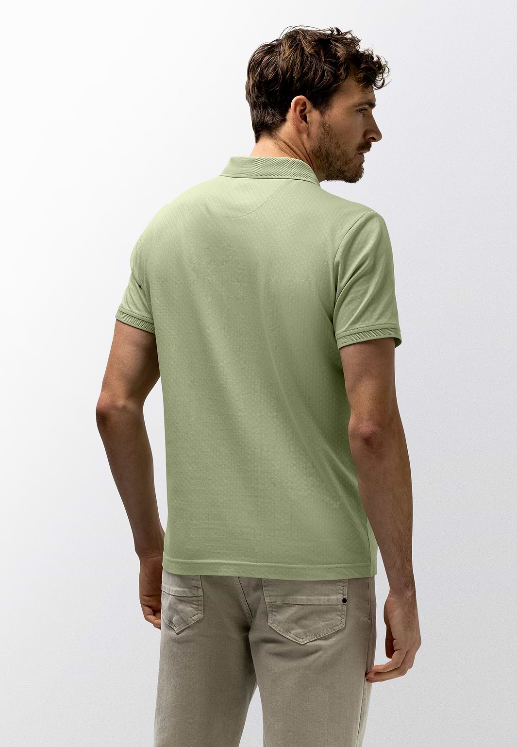Poloshirt-aus-merzerisierter-Baumwolle