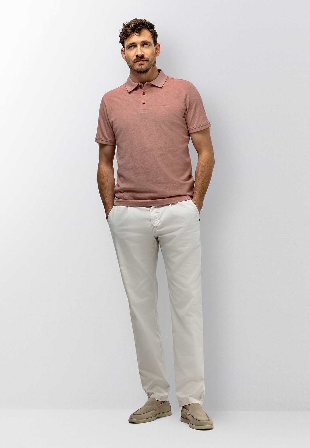 Poloshirt-aus-merzerisierter-Baumwolle