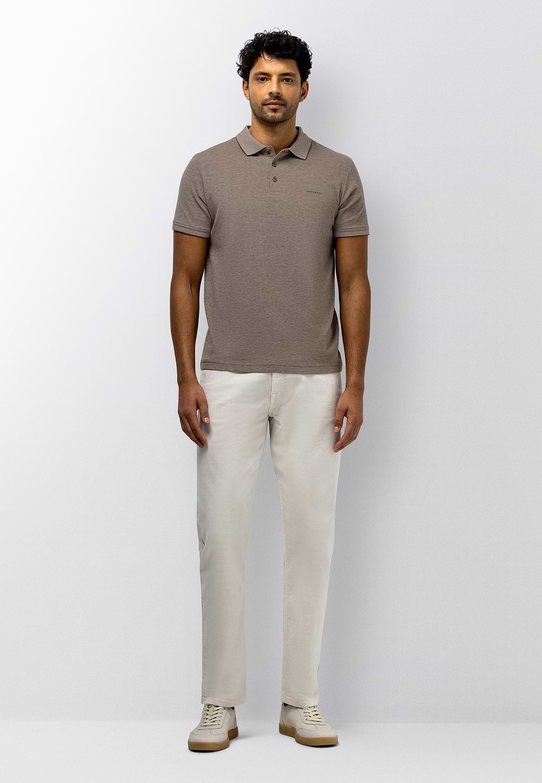 Poloshirt-aus-merzerisierter-Baumwolle