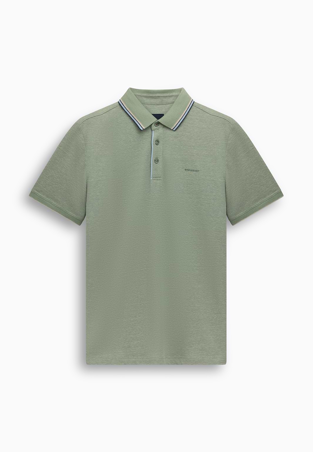 Oxford-piqué-polo-van-linnen-katoenmix