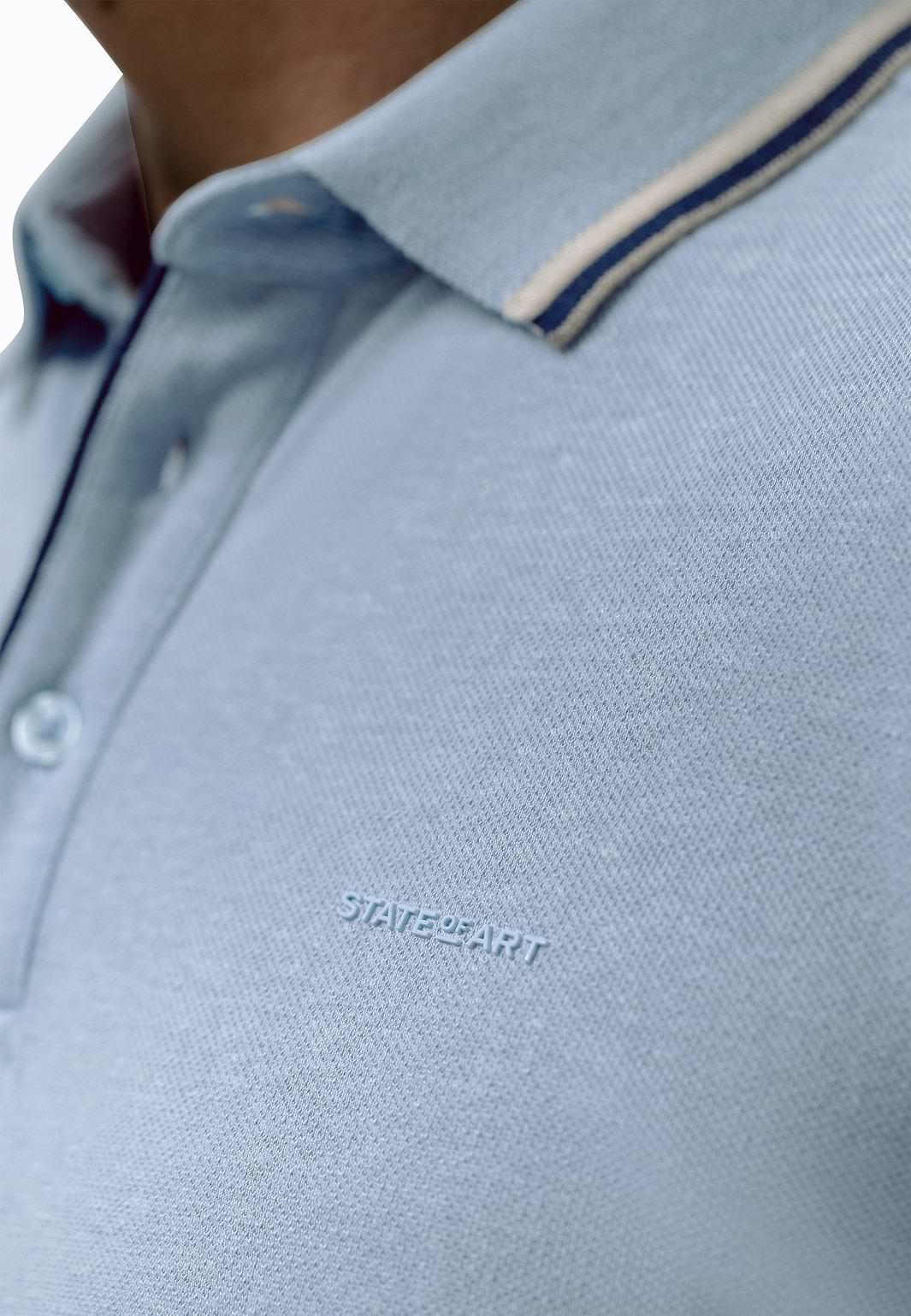 Oxford-Piqué-Poloshirt-aus-Leinen-Baumwoll-Mischung