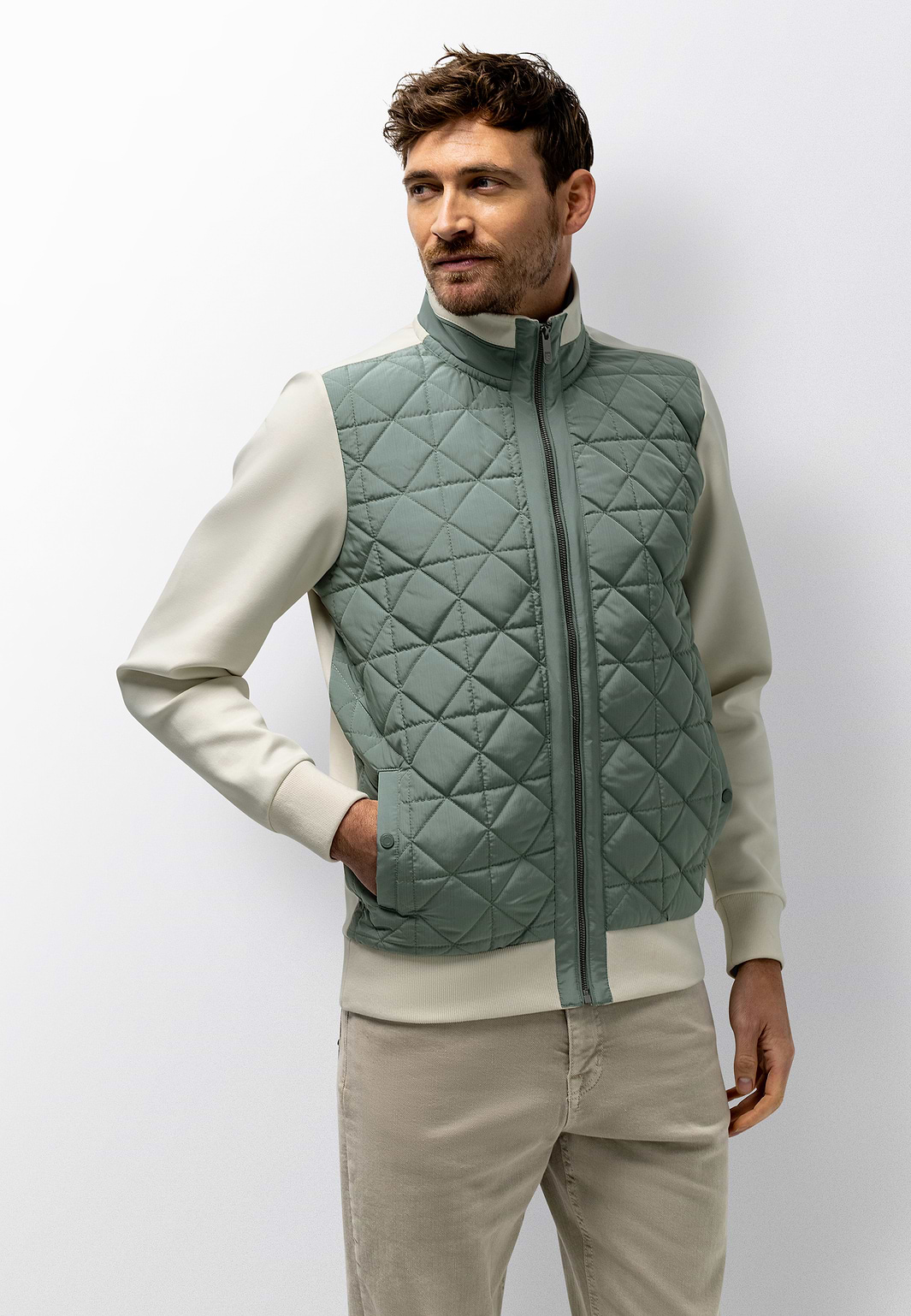 Sweatvest-met-doorgestikte-voorkant
