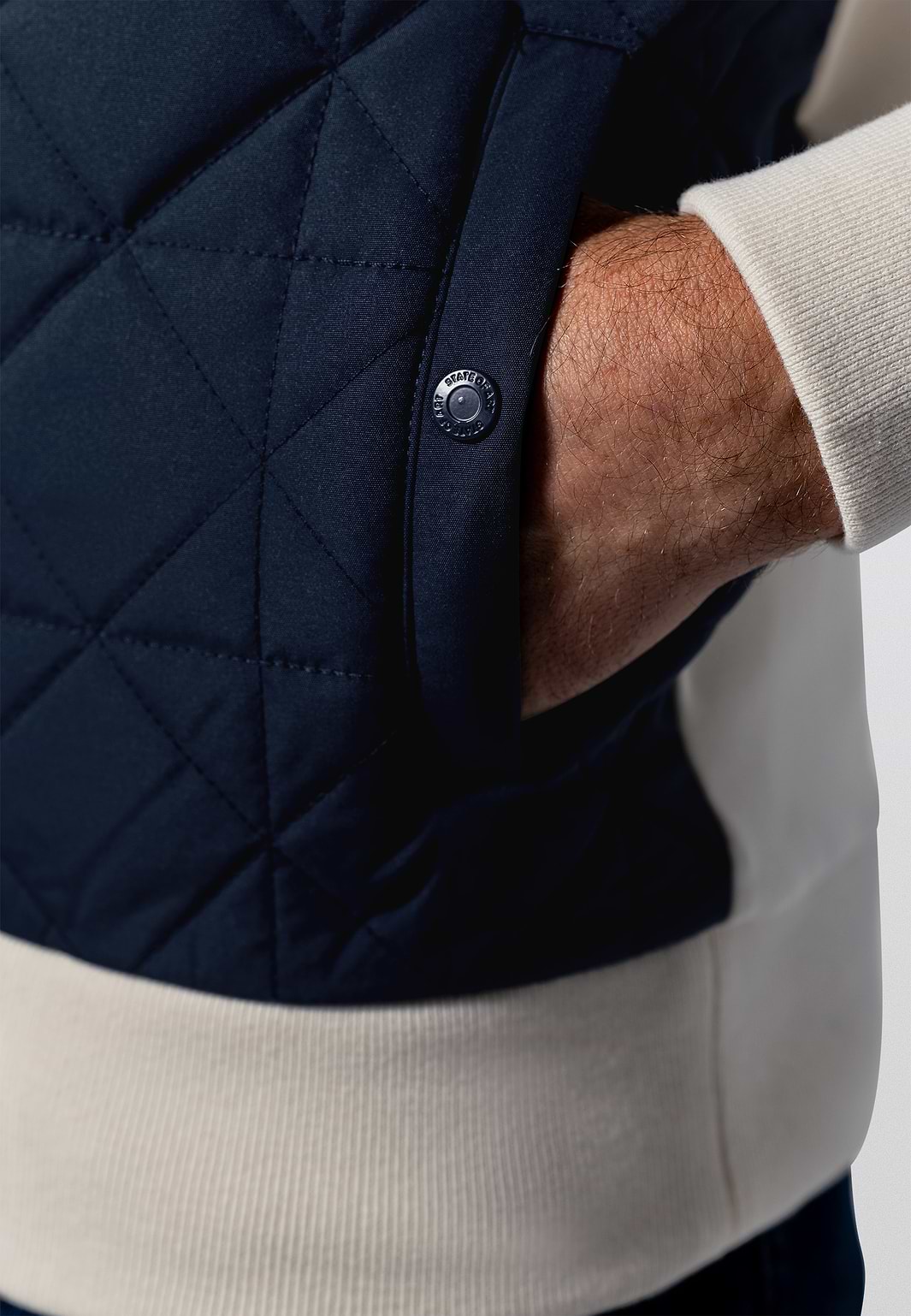 Cardigan-sweat-à-devant-matelassé