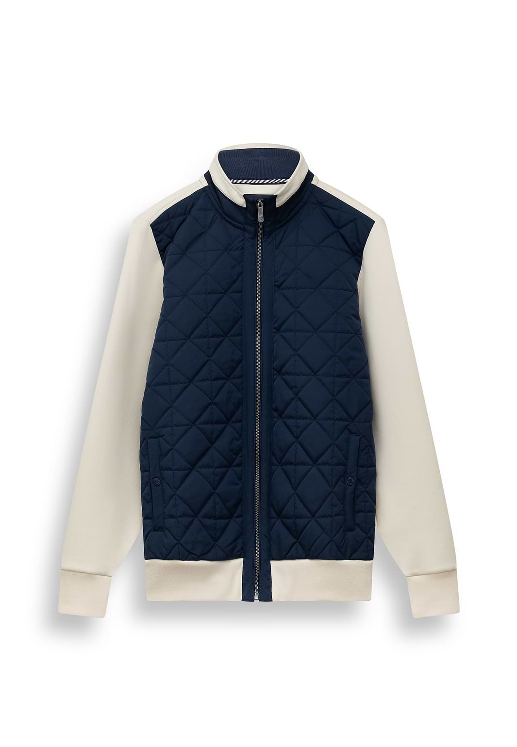 Cardigan-sweat-à-devant-matelassé