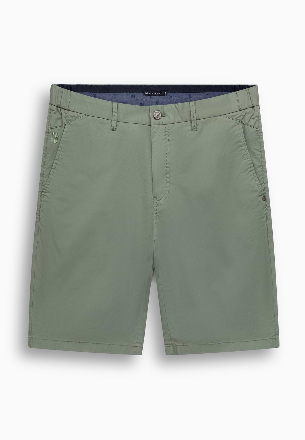 Chinoshort-met-elastische-details