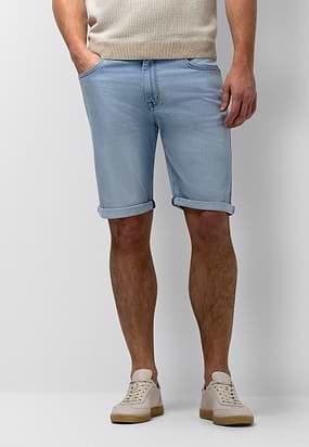 Denim-short-van-katoen-met-stretch