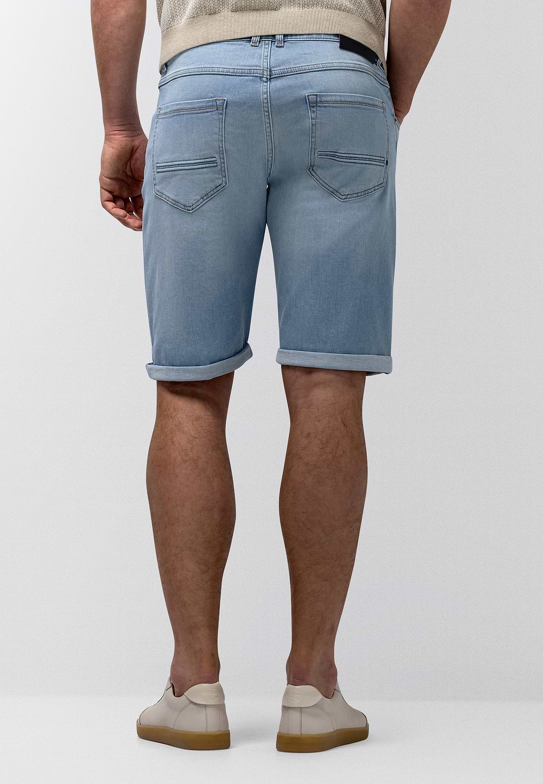 Denim-short-van-katoen-met-stretch