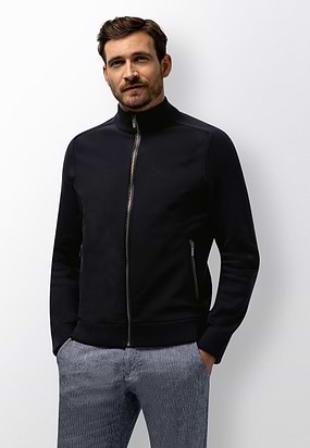 ATELIER-vest-met-nylon-voorzijde