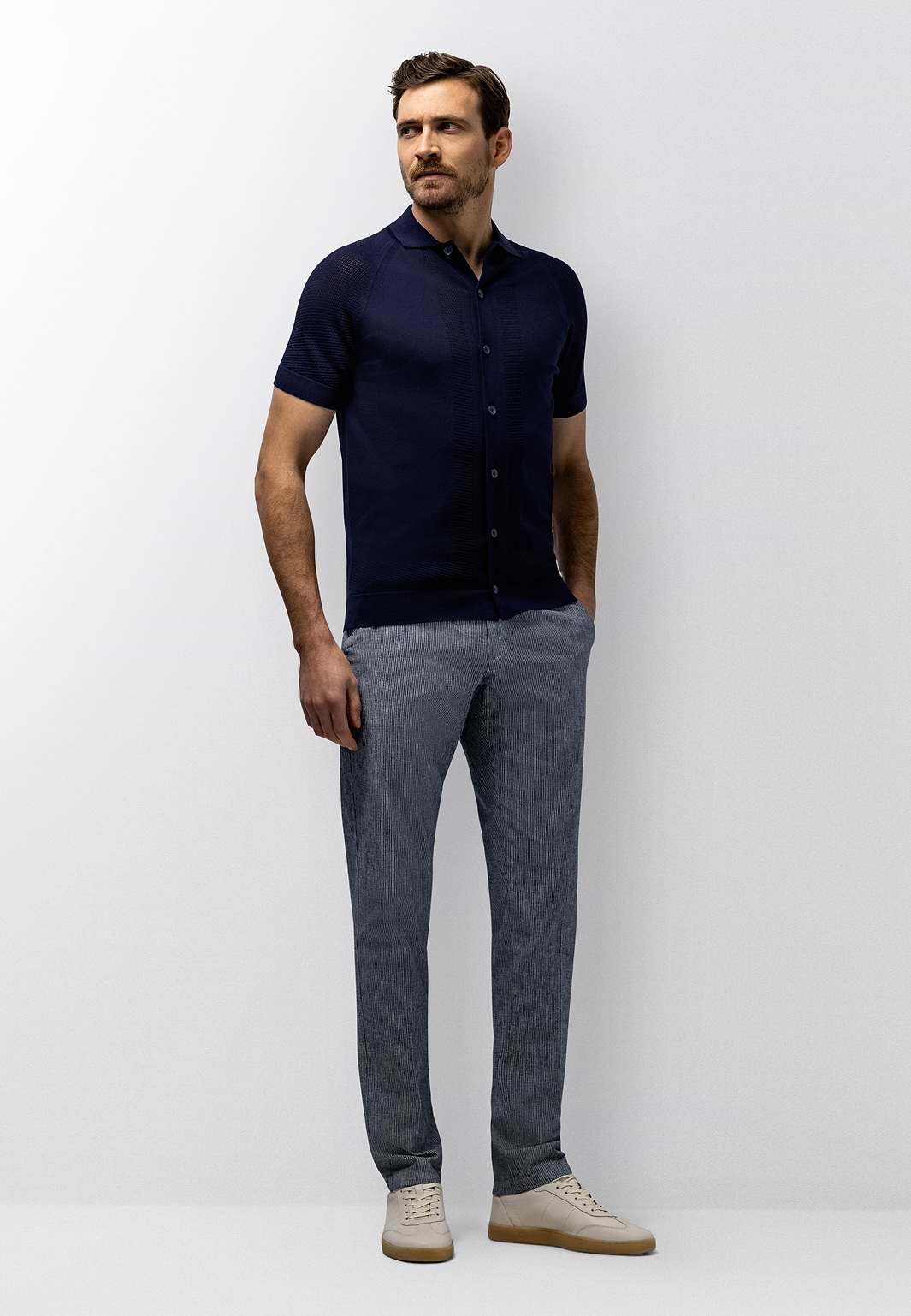 Cardigan-polo-ATELIER-à-structure