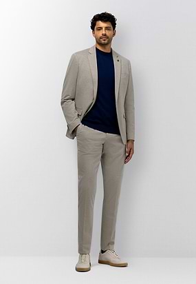 Regular-fit-blazer-met-stretch