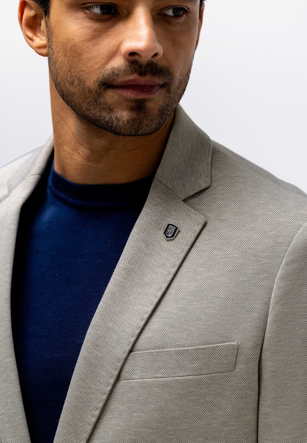 Regular-fit-blazer-met-stretch