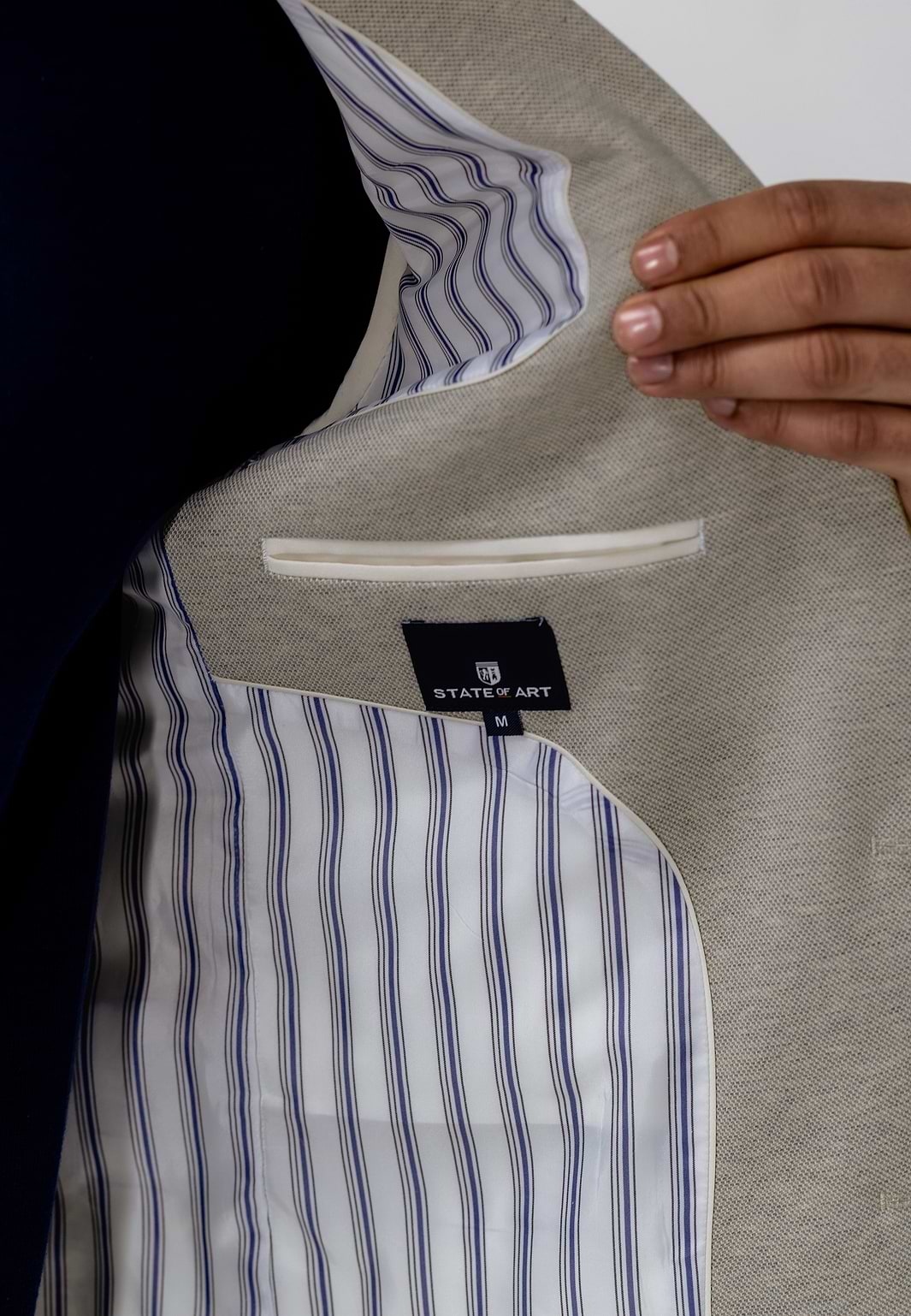 Regular-fit-blazer-met-stretch