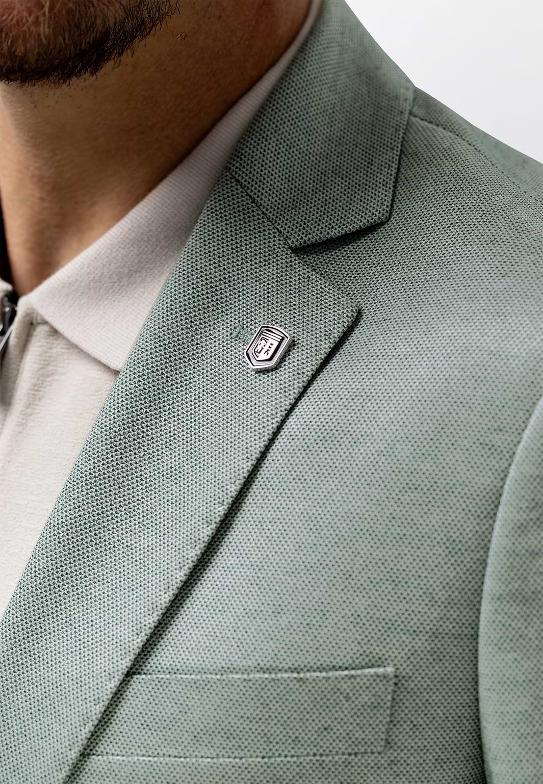 Regular-fit-blazer-met-stretch