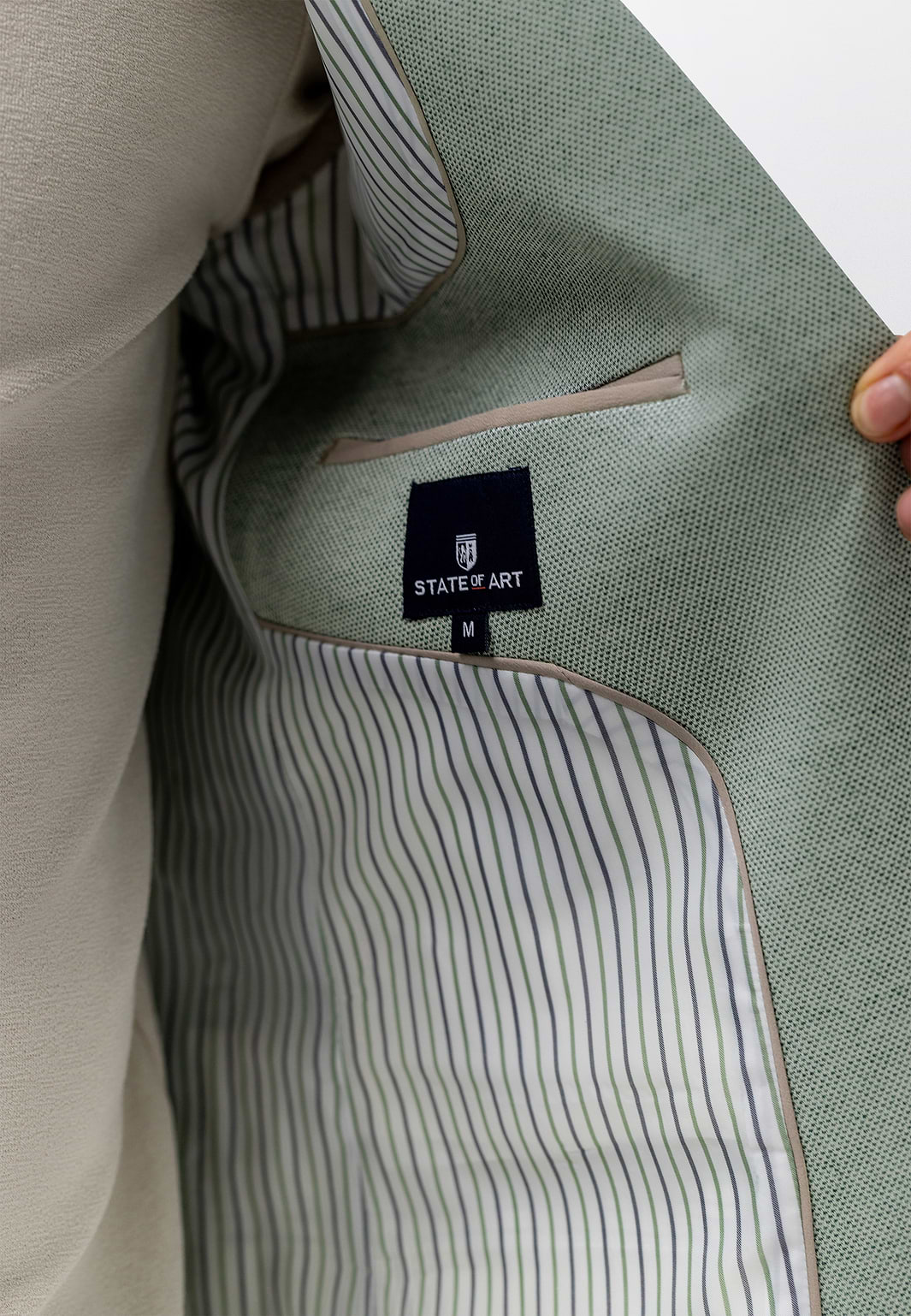 Regular-fit-blazer-met-stretch
